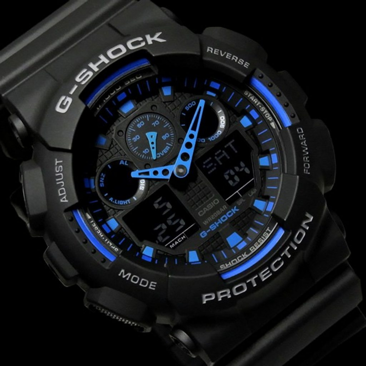 Reloj G-Shock Digital Hombre GA-100-1A2DR