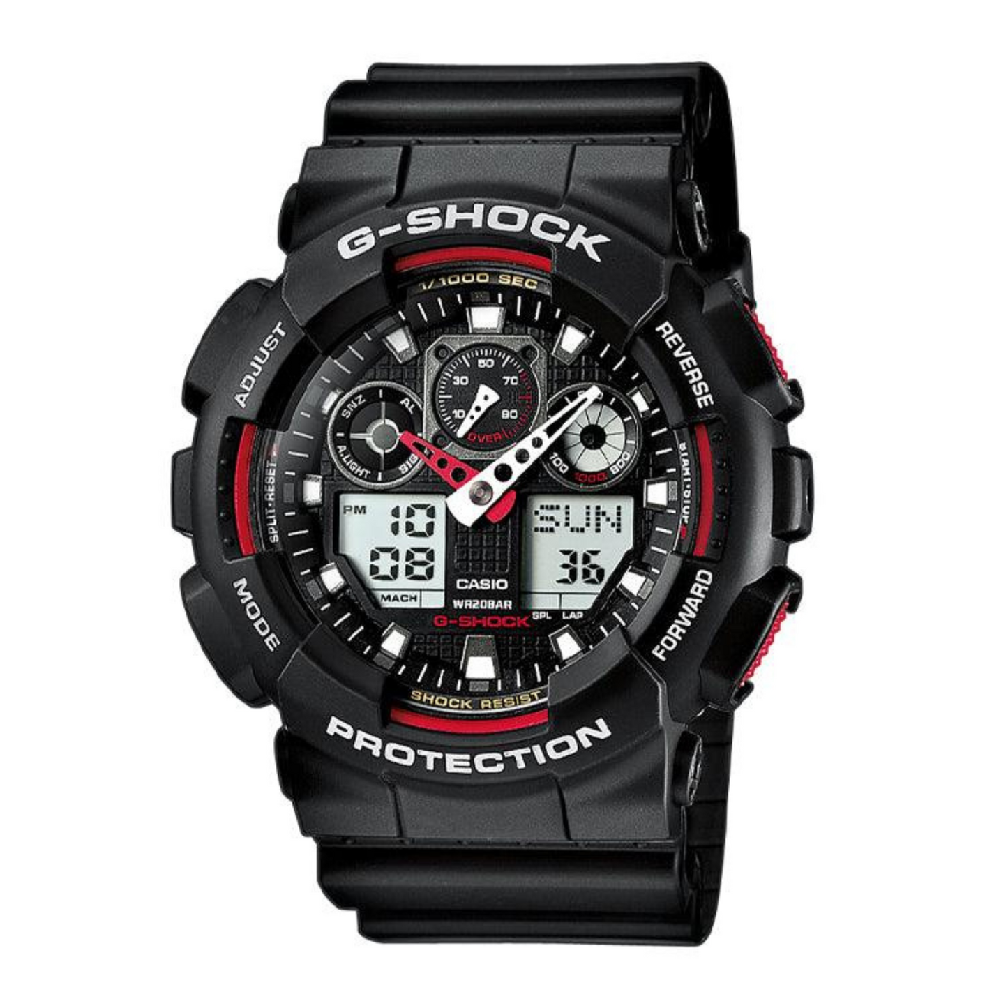 Reloj G-Shock Digital Hombre GA-100-1A4DR